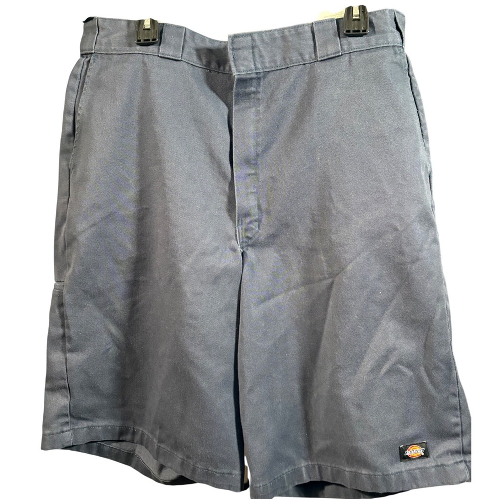 Dickies Blue Work Shorts Size 34 Loose Fit Utility Streetwear Skate